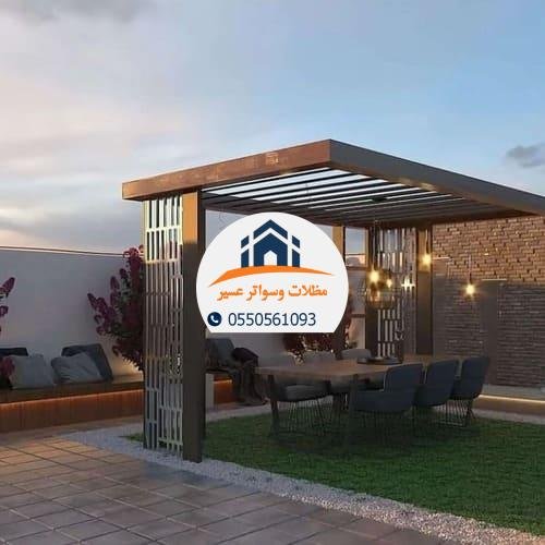 برجولات مودرن تناسب البلكونات والحدائق بتصاميم عصرية رائعة.